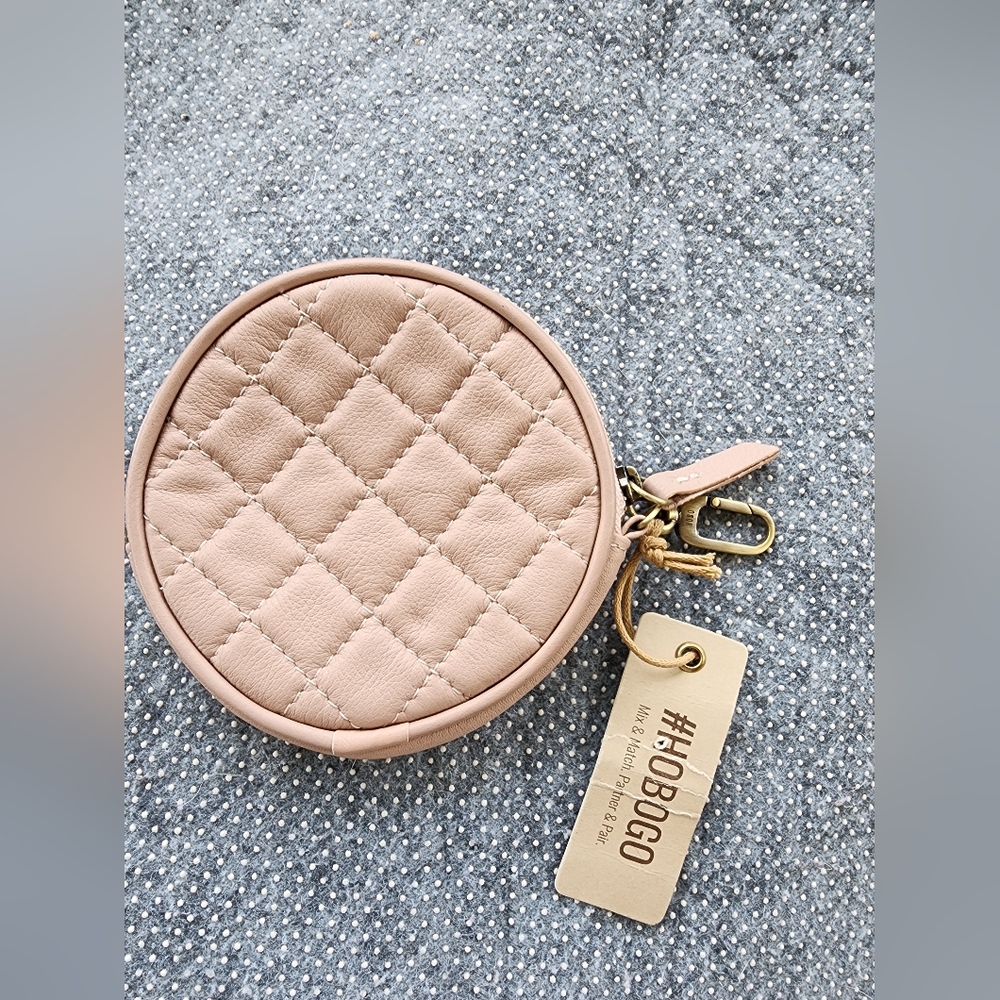 Hobo Revolve Coin Purse dusty rose